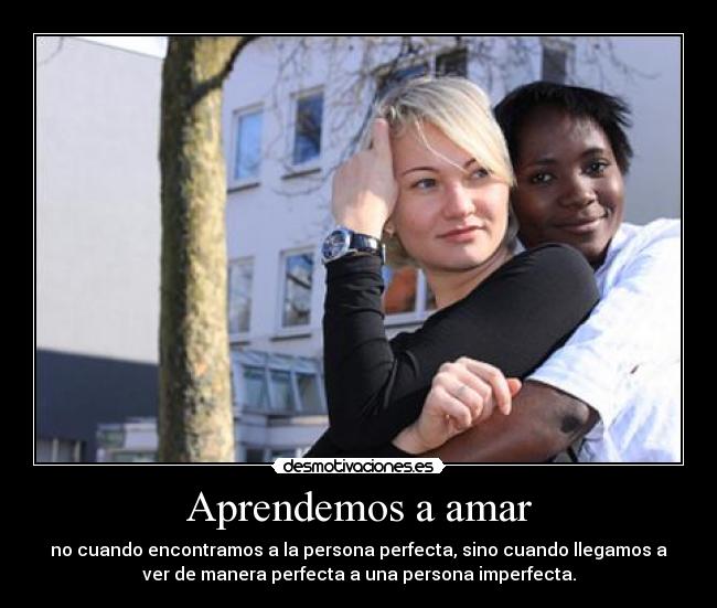 Aprendemos a amar -