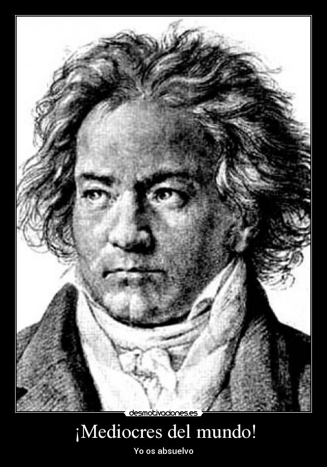 ¡Mediocres del mundo! - Yo os absuelvo