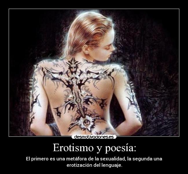 Erotismo y poesía: - 