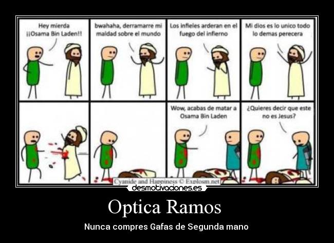 Optica Ramos - Nunca compres Gafas de Segunda mano