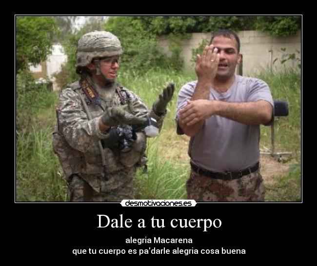 Dale a tu cuerpo - 