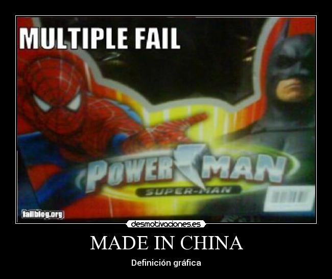 MADE IN CHINA - Definición gráfica