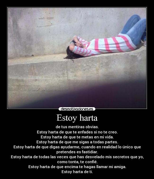 Estoy harta - 