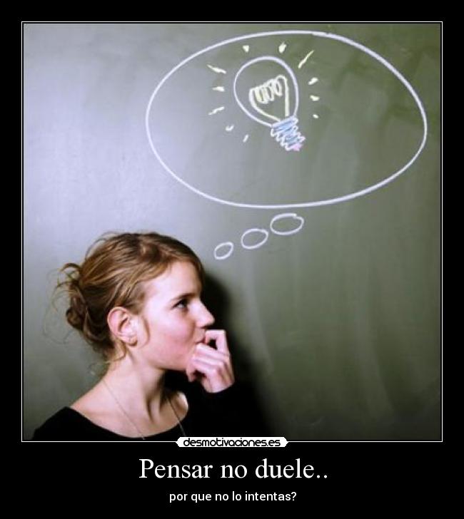 carteles pensar desmotivaciones