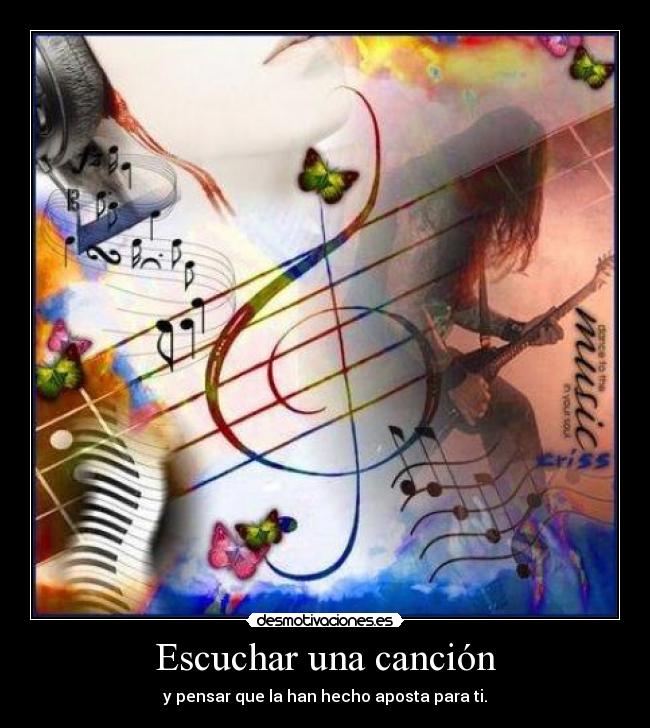 Escuchar una canción -