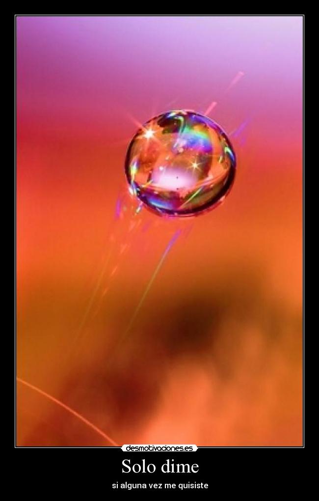 Solo dime - 
