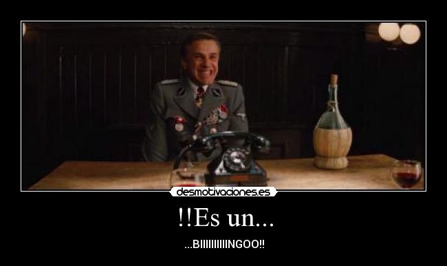 !!Es un... - ...BIIIIIIIIIINGOO!!
