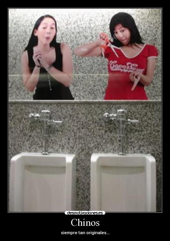Chinos - siempre tan originales...
