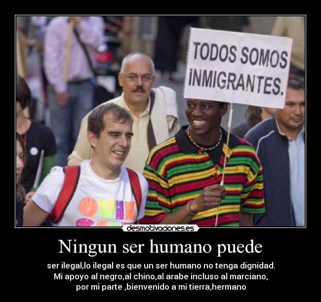 Ningun ser humano puede -