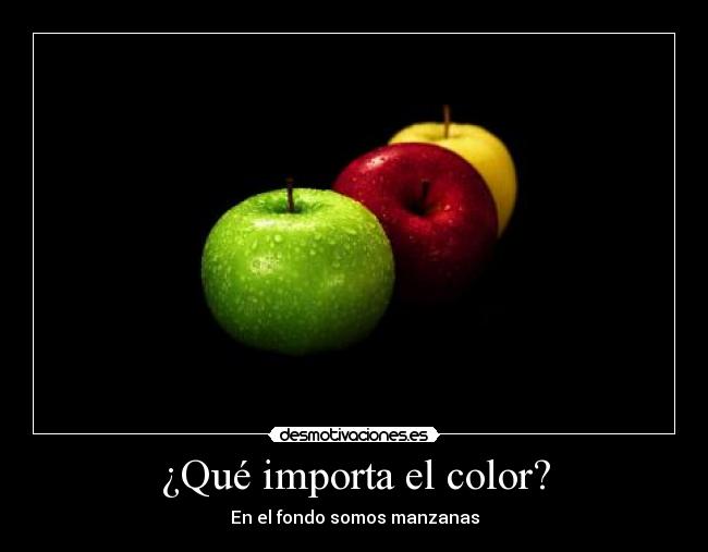 ¿Qué importa el color? - 