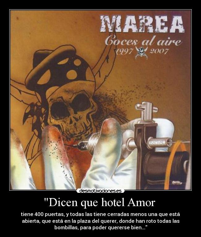 Dicen que hotel Amor -