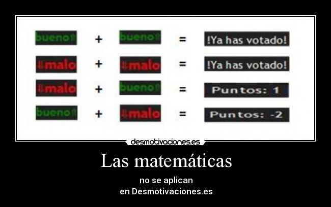 Las matemáticas -