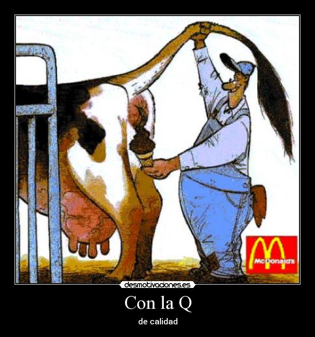 Con la Q - de calidad