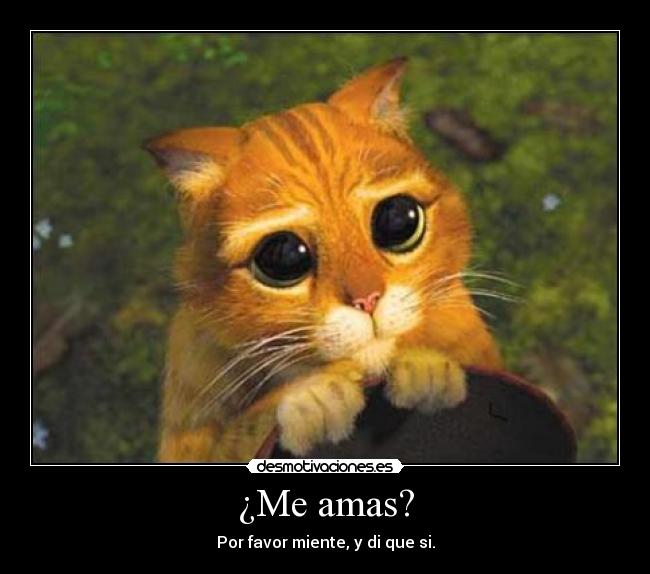 ¿Me amas? -