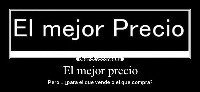 El mejor precio - 