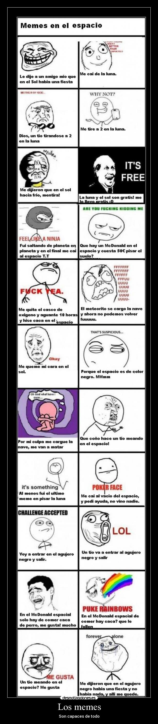 Los memes - Son capaces de todo