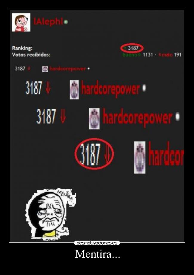 Mentira... -