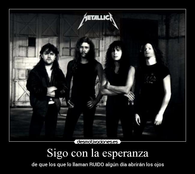 Sigo con la esperanza -