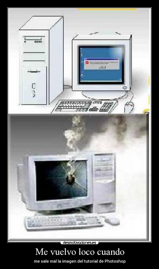 carteles photoshop mal reventar desmotivaciones frma play loco usuario xdibux tutorial desmotivaciones