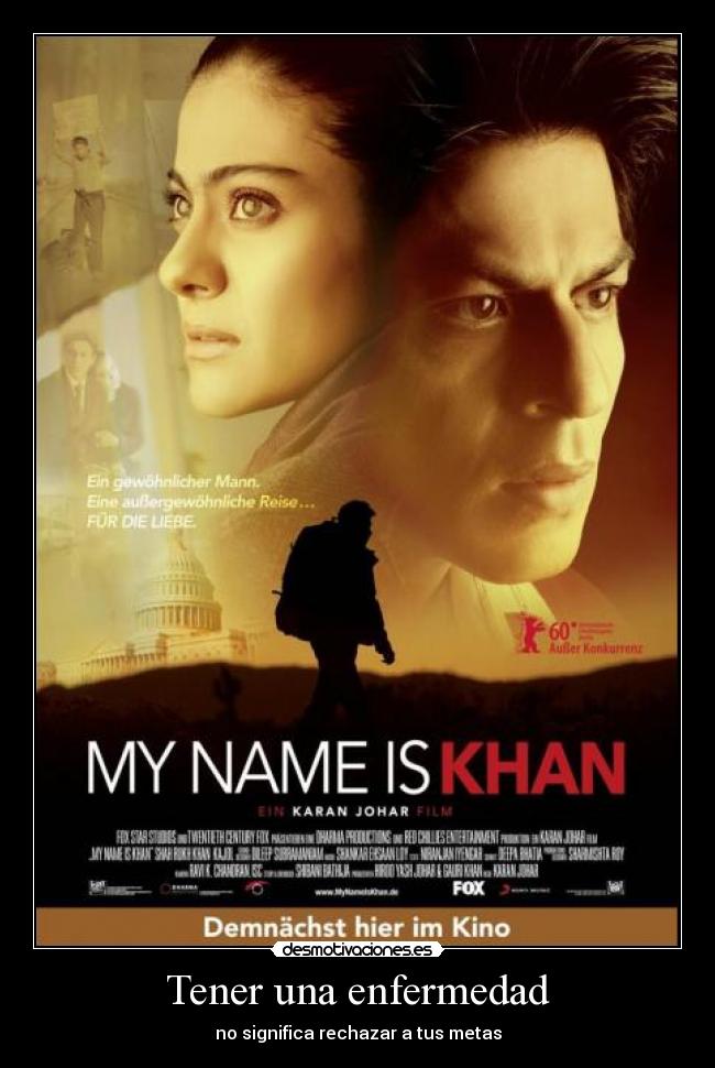 Tener una enfermedad - no significa rechazar a tus metas