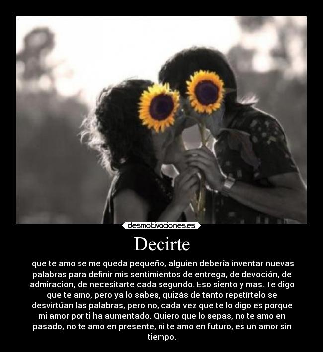 Decirte -