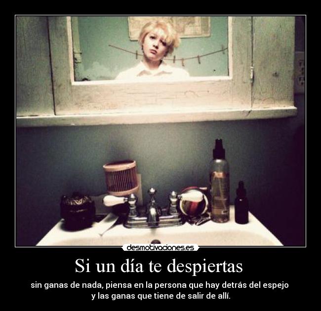 Si un día te despiertas -