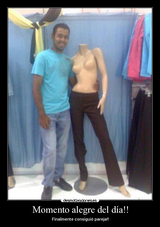 Momento alegre del día!! - Finalmente consiguió pareja!!