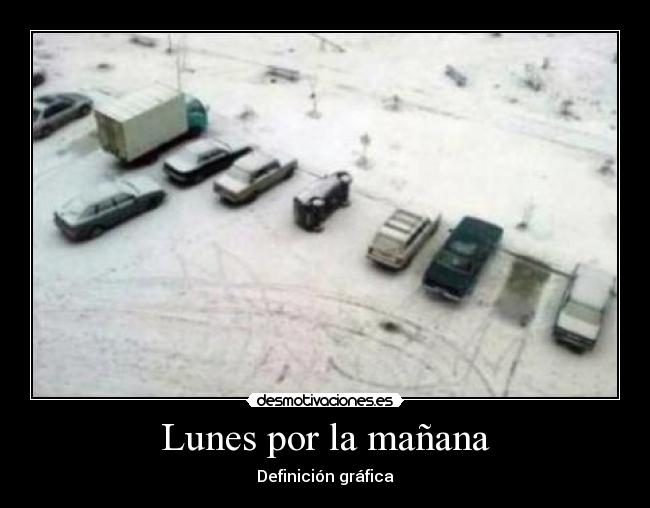 Lunes por la mañana - Definición gráfica