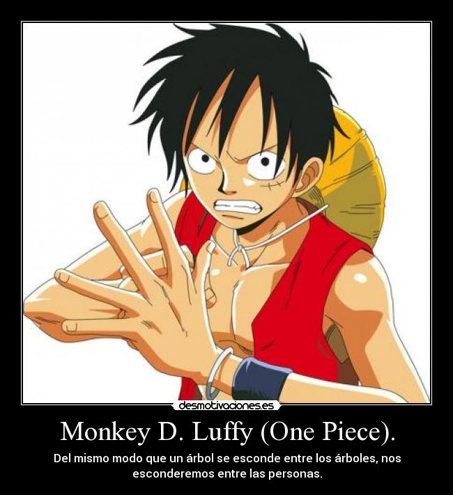 Monkey D. Luffy (One Piece). - 