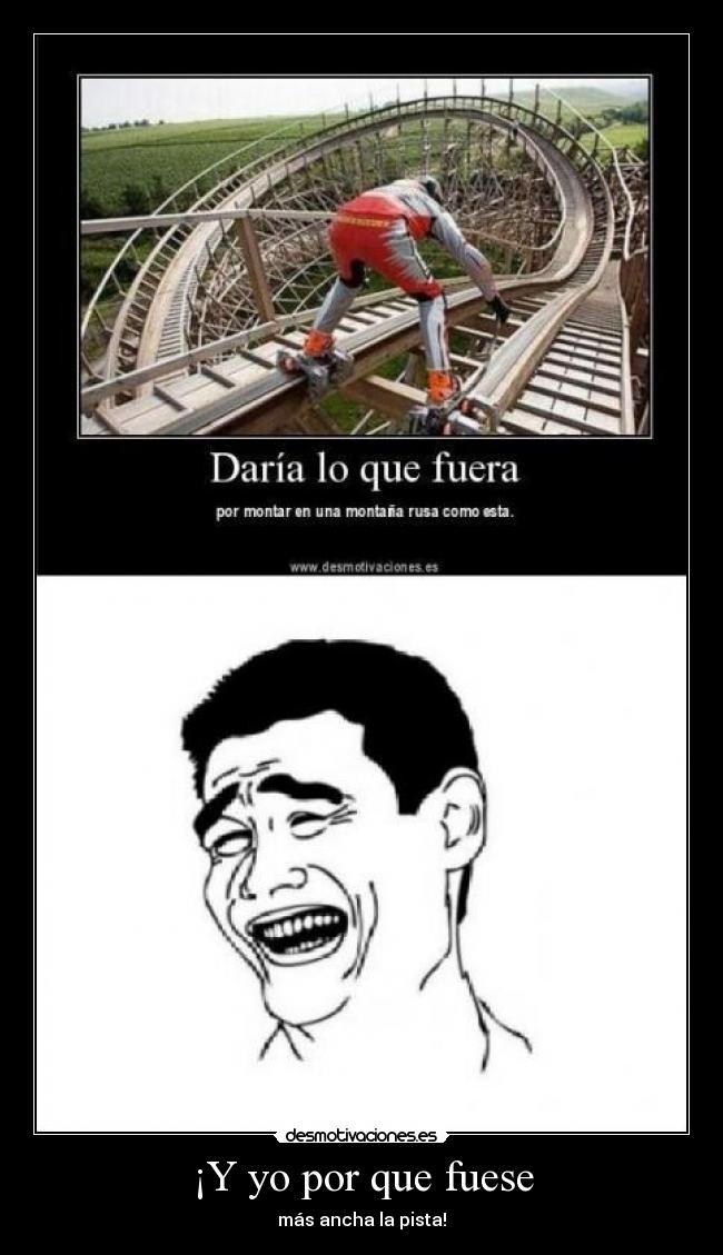 carteles montana rusa desmotivaciones