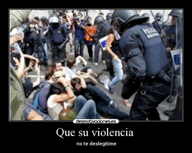 Que su violencia  - 