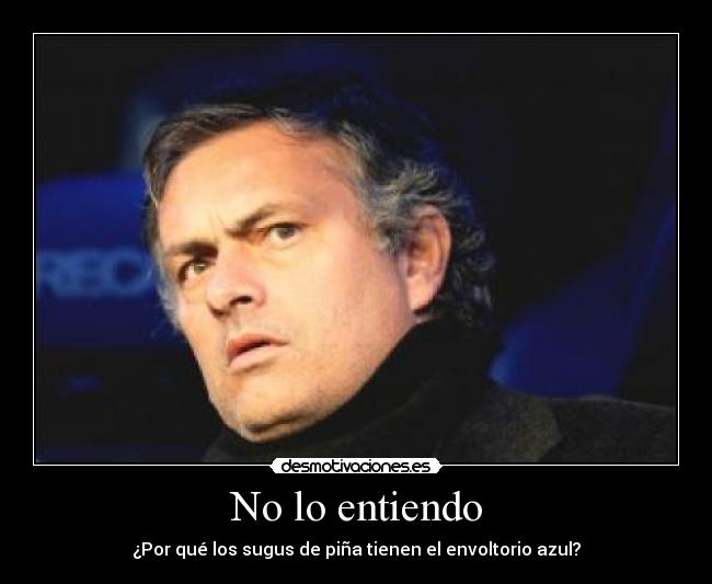 No lo entiendo -