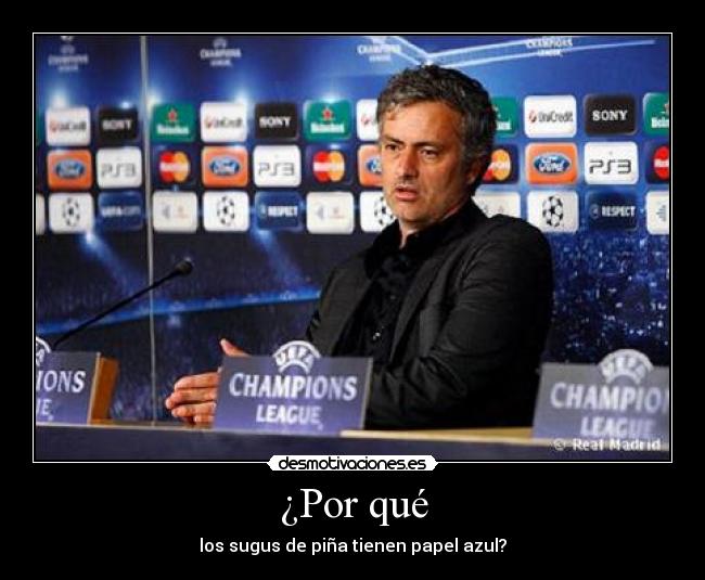 ¿Por qué - los sugus de piña tienen papel azul?