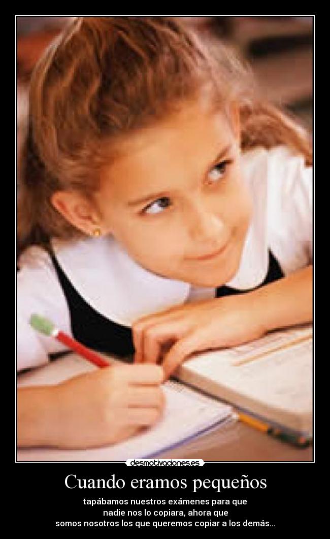 Cuando eramos pequeños - 