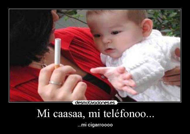 Mi caasaa, mi teléfonoo... -