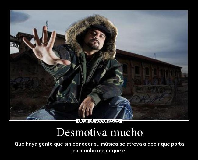 Desmotiva mucho -