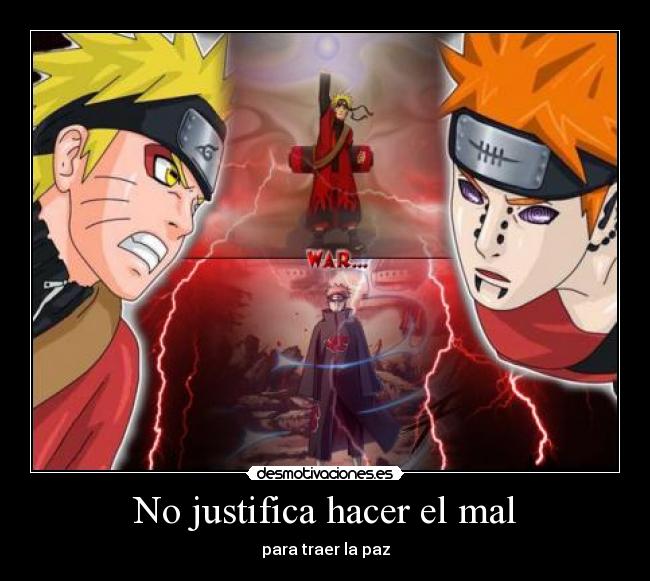 No justifica hacer el mal -