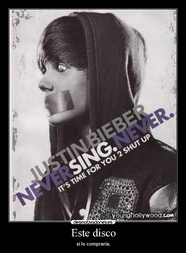 carteles justin bieber desmotivaciones