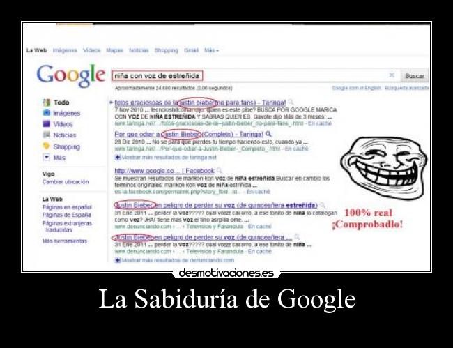 La Sabiduría de Google -