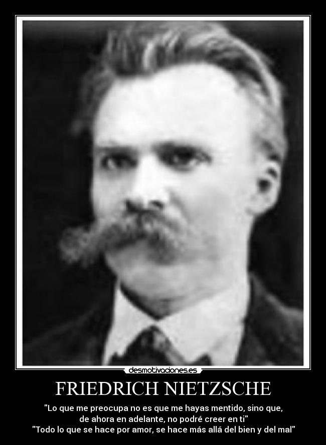 FRIEDRICH NIETZSCHE - 