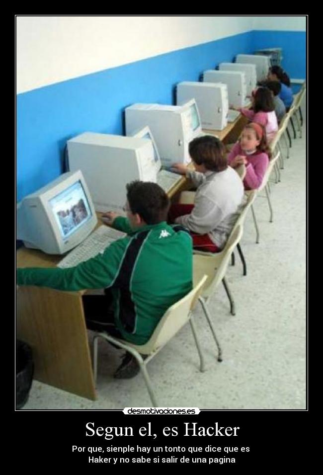 carteles segun hacker desmotivaciones