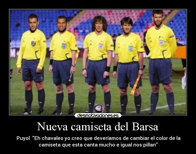 Nueva camiseta del Barsa - 