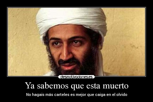 Ya sabemos que esta muerto -