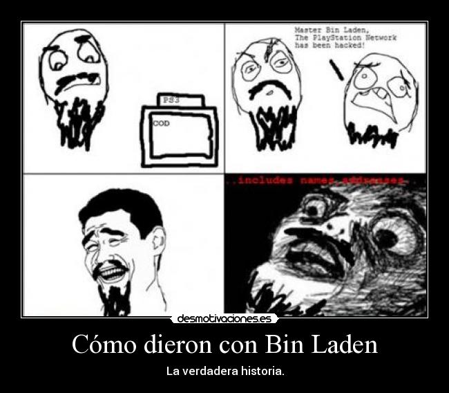 carteles bin laden meme sony desmotivaciones