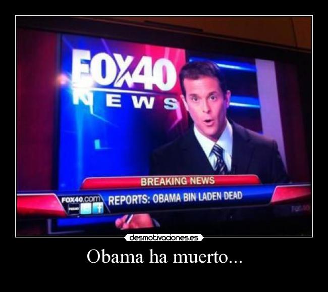 Obama ha muerto... -