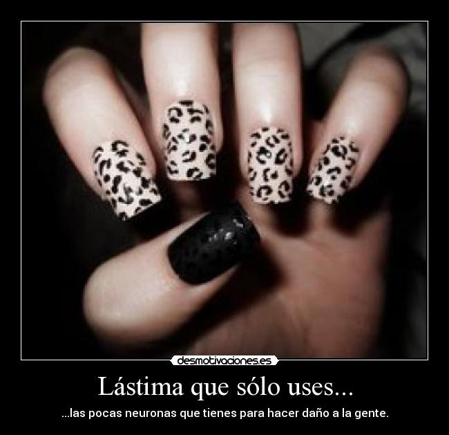 Lástima que sólo uses... - 