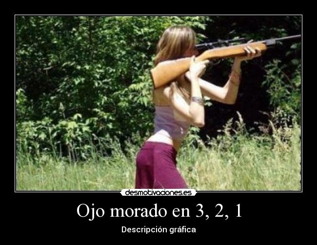 Ojo morado en 3, 2, 1 - 