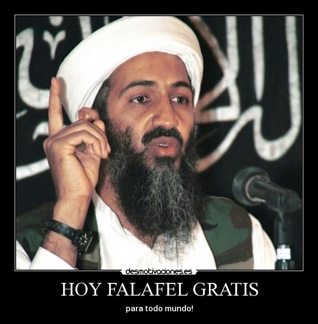 HOY FALAFEL GRATIS - para todo mundo!