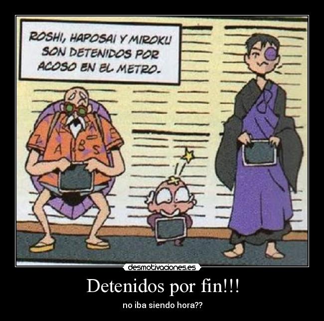 Detenidos por fin!!! -
