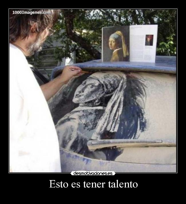 Esto es tener talento -